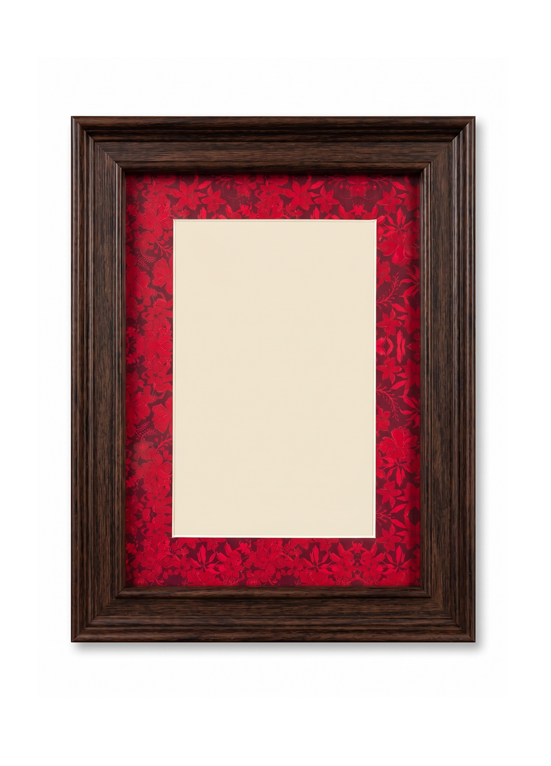 Dark Brown Stepped Frame with Printed Mount