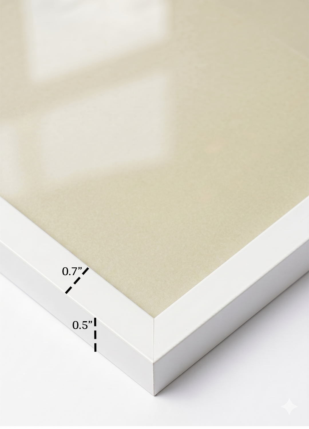 Slim White Frame - Image 3