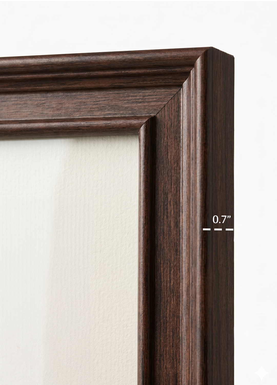 Dark Brown Stepped Frame - Image 4