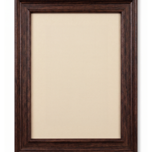 Dark Brown Stepped Frame