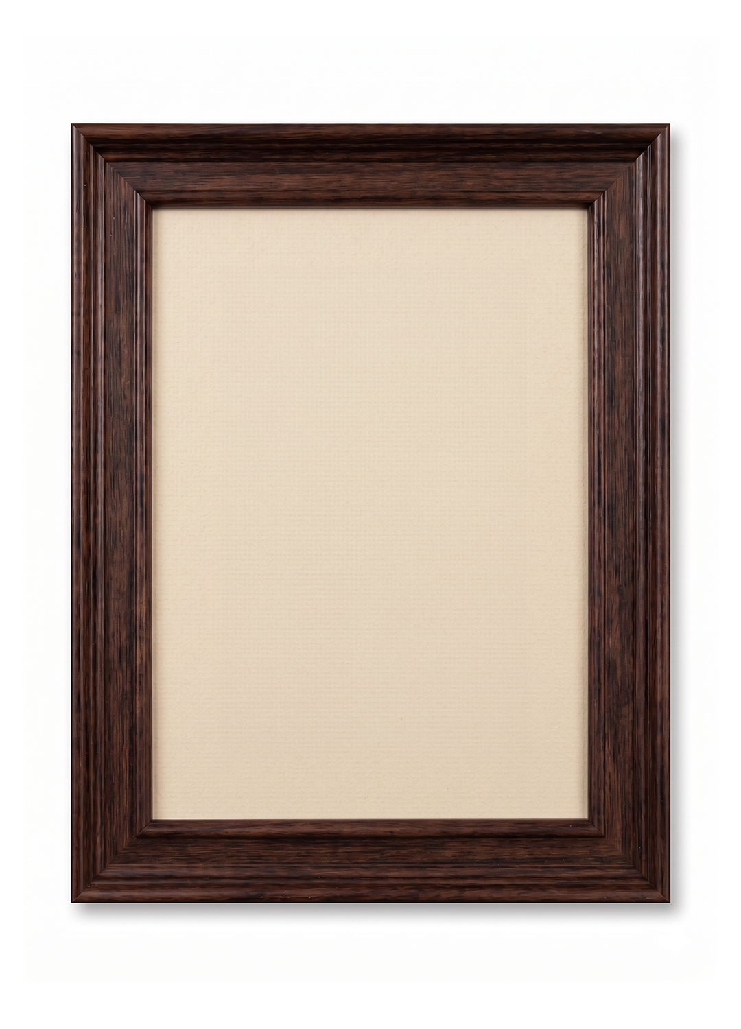 Dark Brown Stepped Frame