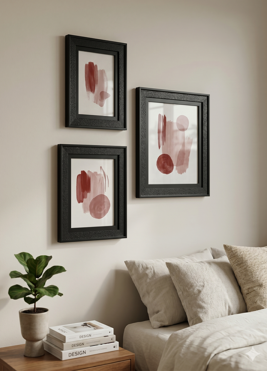 Textured Black Dlouble Frame - Image 4