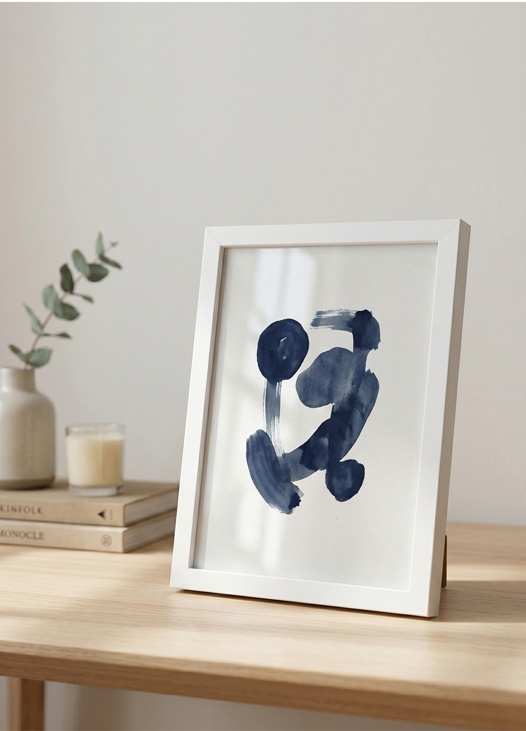 Slim White Frame