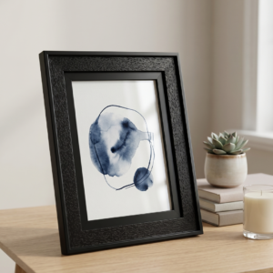 Textured Black Dlouble Frame