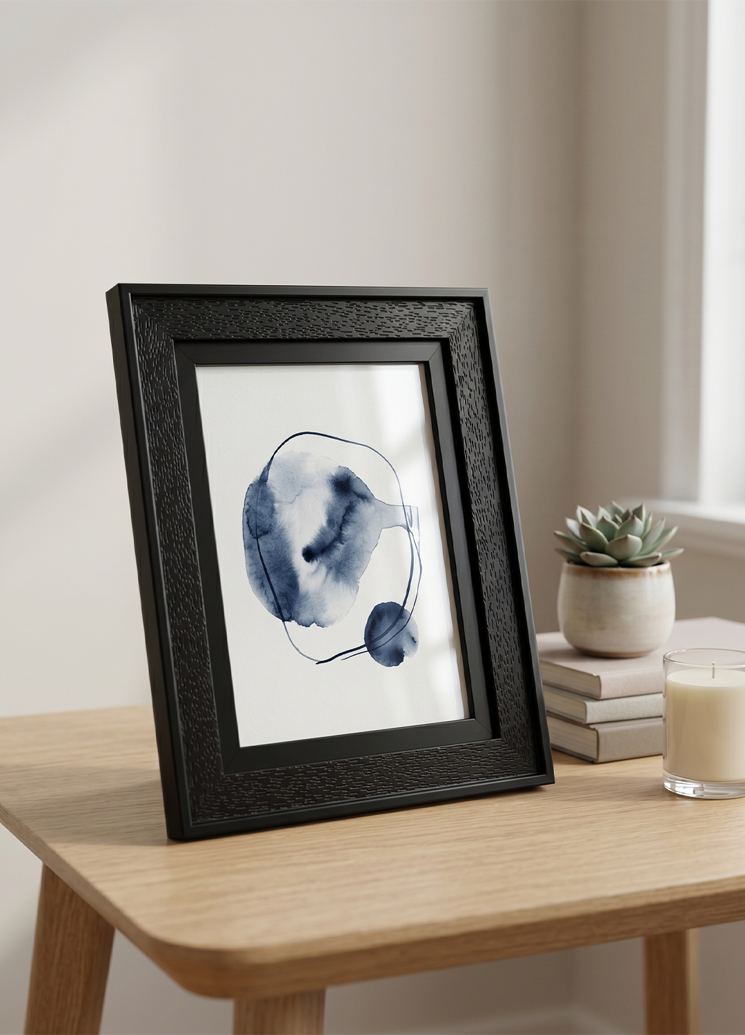 Textured Black Dlouble Frame