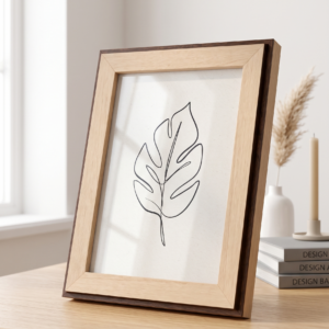 Oak & Espresso Frame